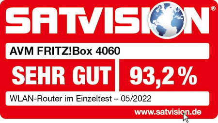 FRITZ! Box 4060 – Wi-Fi 6 Mesh Router mit DECT-Basis & USB 3.0