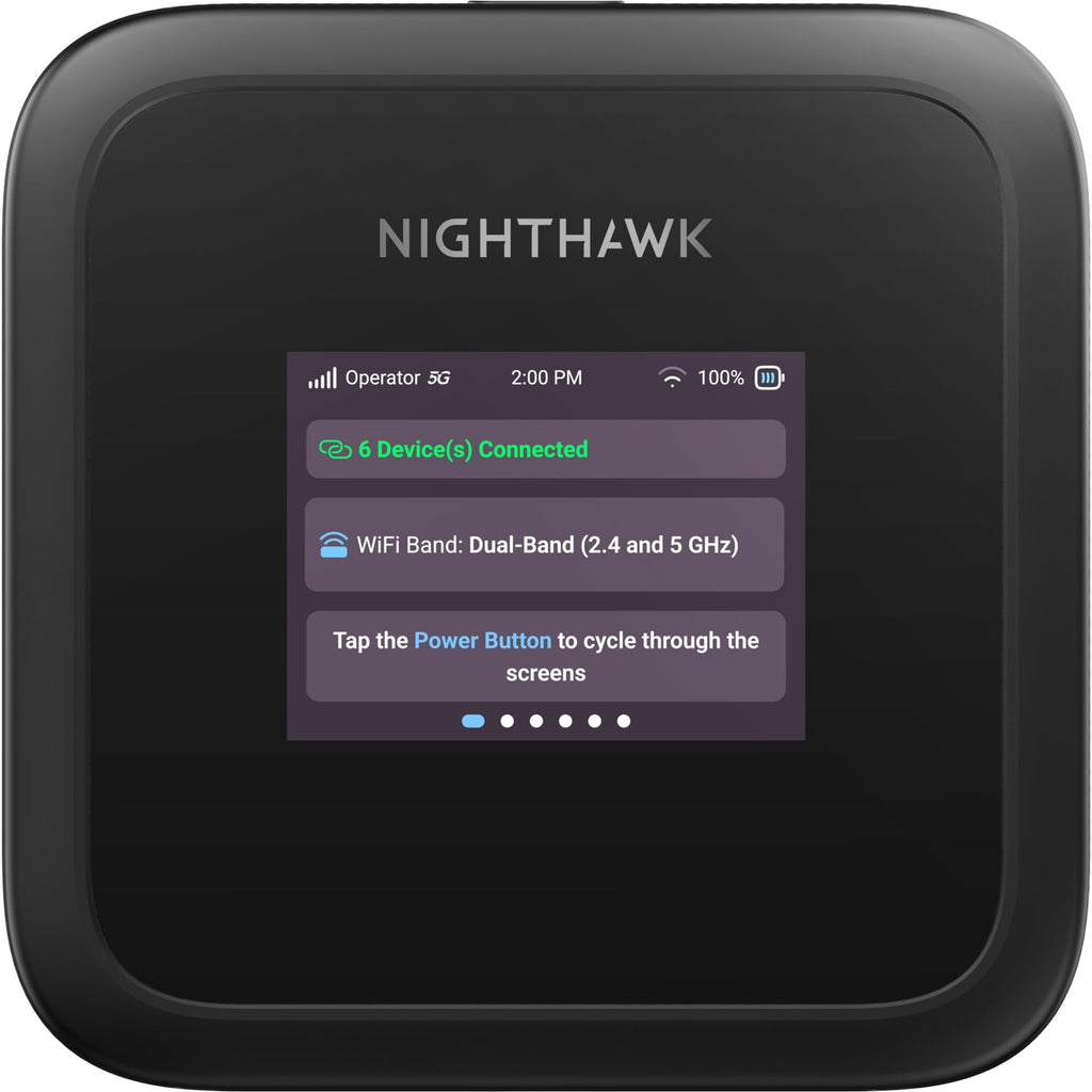 NETGEAR Nighthawk M3 – Mobiler 5G WiFi 6 Router mit Hotspot-Funktion