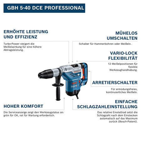 GBH 5-40 DCE - Martillo perforador,ac_dc
