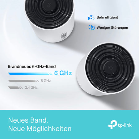 TP-Link Deco XE75 (3er-Set) – Wi-Fi 6E AXE5400 Mesh Tri-Band System