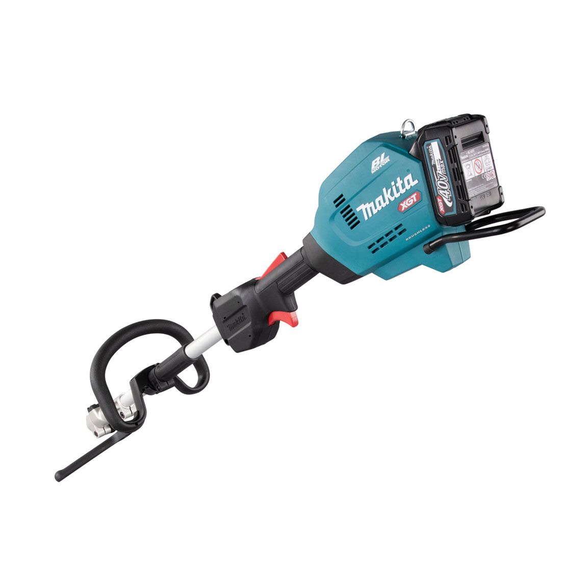 Makita UX01GD202 40v Max XGT bürstenlos Split-Shaft Multifunktionswerkzeug Antriebseinheit inkl. 2x 2.5Ah Akkus