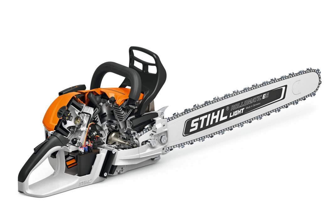 STIHL MS 500i Benzin-Motorsäge | 3/8″ RS Schneidgarnitur 50 cm