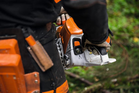 STIHL MS 500i Benzin-Motorsäge | 3/8″ RS Schneidgarnitur 50 cm