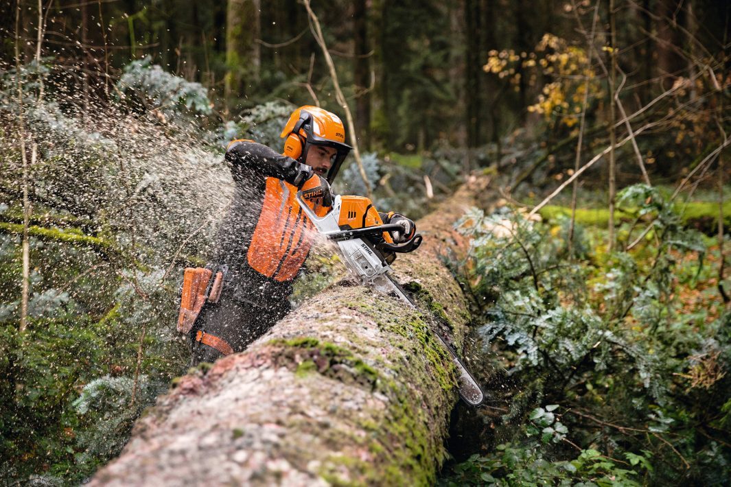 STIHL MS 500i Benzin-Motorsäge | 3/8″ RS Schneidgarnitur 50 cm
