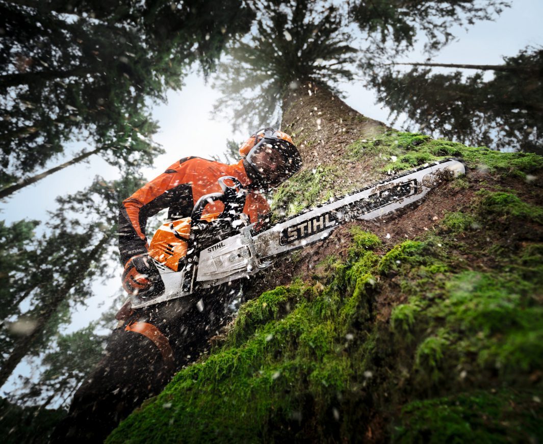 STIHL MS 500i Benzin-Motorsäge | 3/8″ RS Schneidgarnitur 71 cm