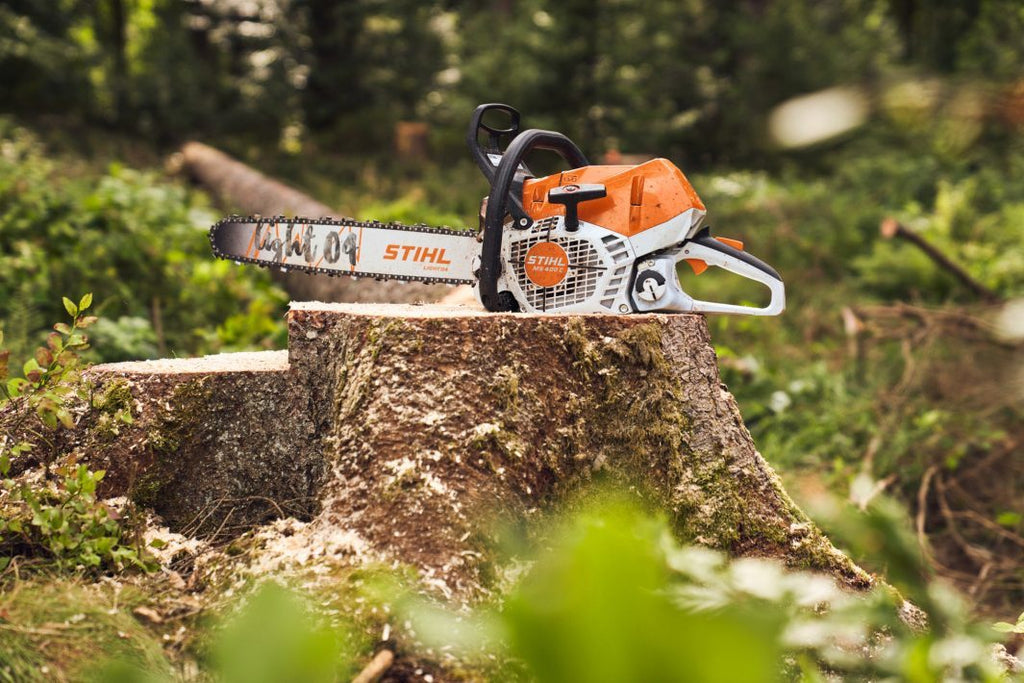 STIHL MS 400 C-M Benzin-Motorsäge | 3/8″ RS Schneidgarnitur 45 cm